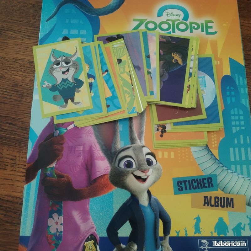 Album Panini Zootopie 2 – 32 Pages + Poster Dépliant – 204 Stickers à Collectionner