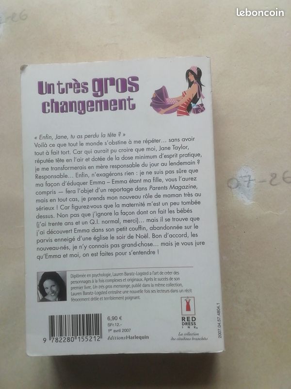 Un très gros changement de Lauren Baratz Logsted (image 2)