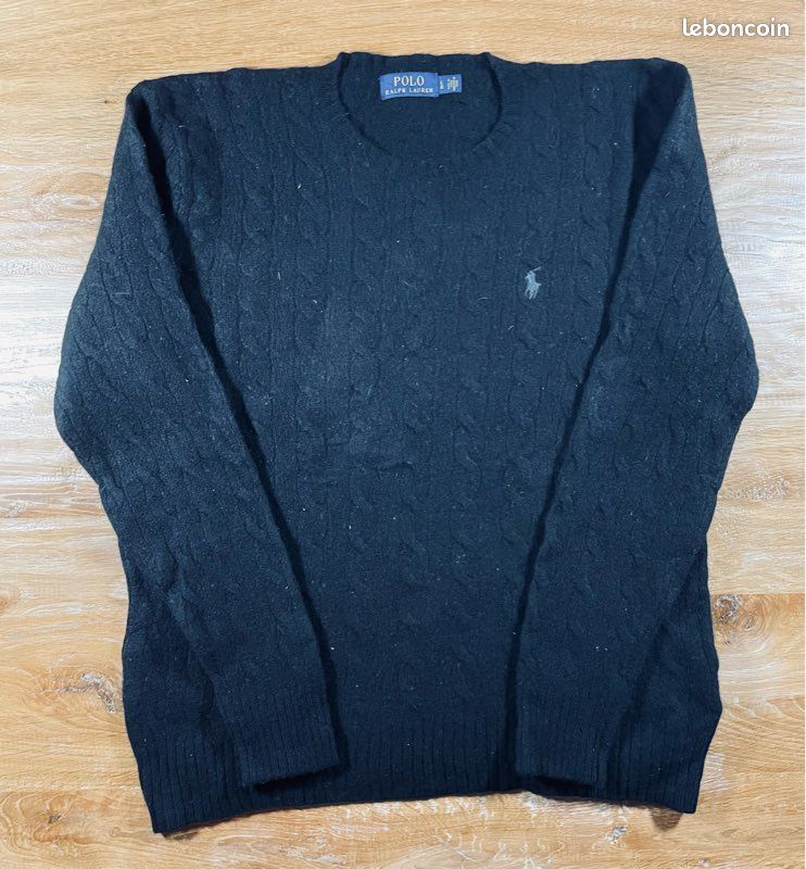 Knit Sweater Pull Ralph Lauren Vintage Femme Polo Bear Wool