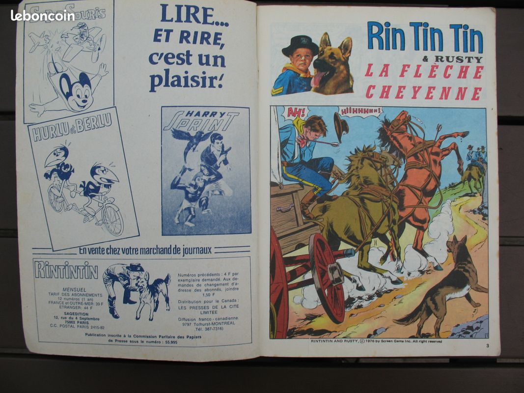 RINTINTIN album n° 53 - avec les RINTINTIN mensuels n° 79 - 80 - 82 (image 4)