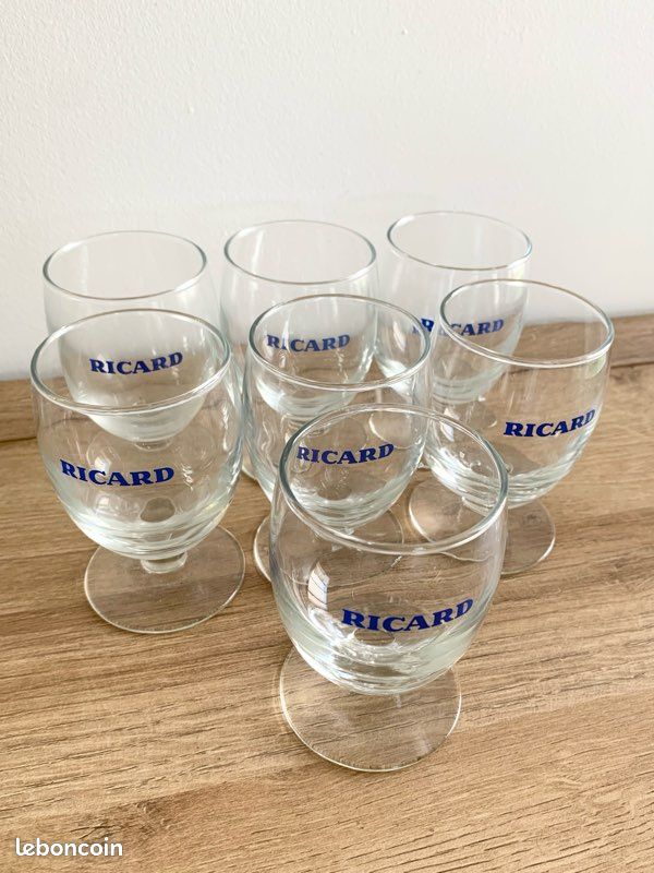 Carafe en verre Ricard vintage – Brocante La Vitrine