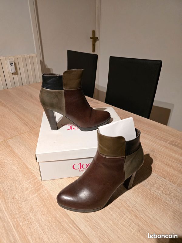 Talons Chloé En Cuir Marron - Taille 39 - Occasion - Marque De Luxe