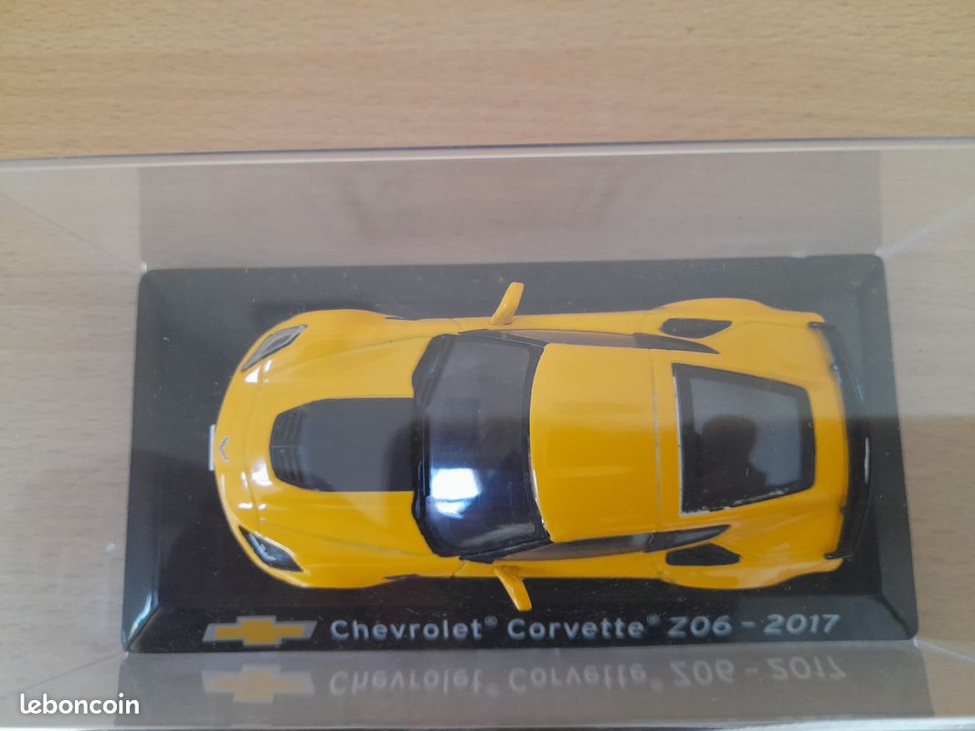 Altaya 1/43 Chevrolet Corvette Z06 2017 Yellow Diecast Scale