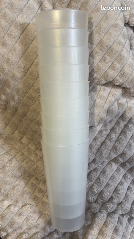 Lot goblet plastique (image 2)