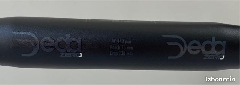 GUIDON DEDA ZERO100 ANATOMIC Di2 420 31.7 ALU.NE