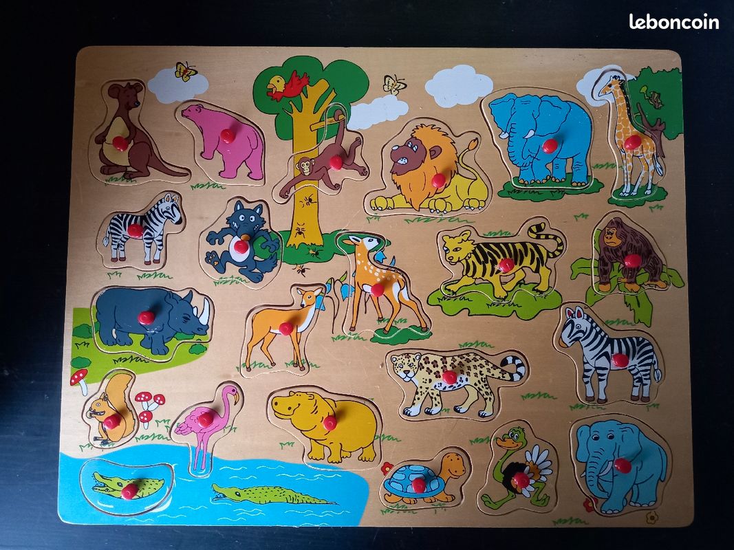 2 Puzzles bois complet 45cmsx35cms (image 2)