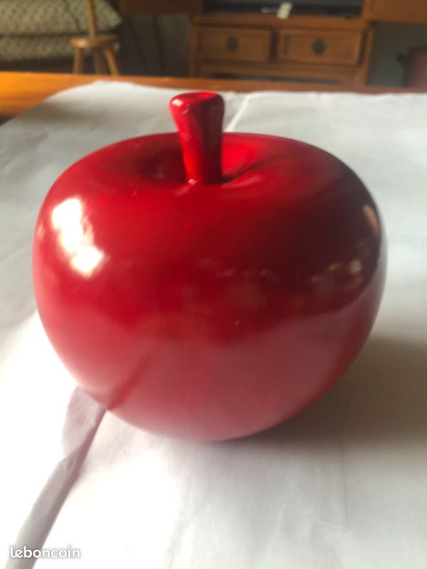 Décoration Pomme Rouge céramique - Nature morte (image 3)
