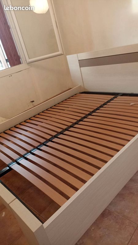 Lit adulte 160*200cm + Sommier (image 3)