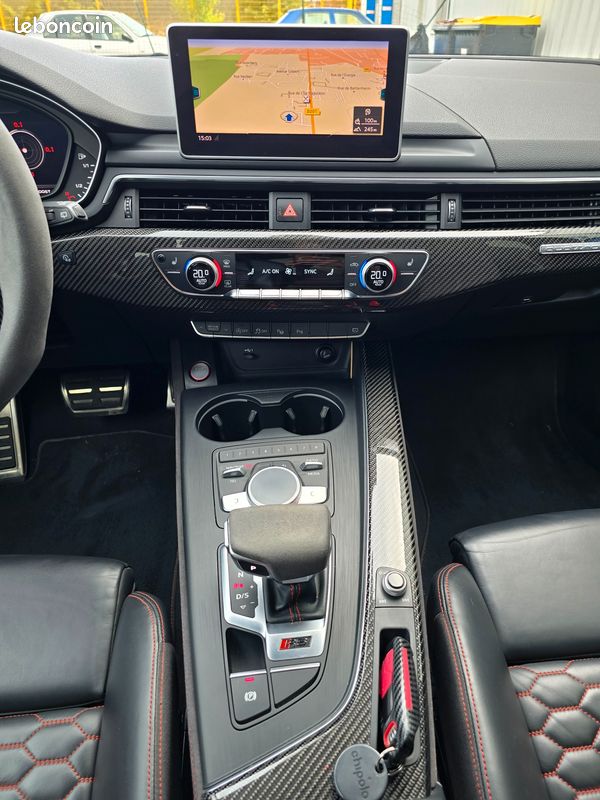 Audi rs4 avant 2.9 v6 tfsi 450ch quattro carbone/b.o/camera 360/tete haute/kit maxton/immat fr pas de malus (image 15)