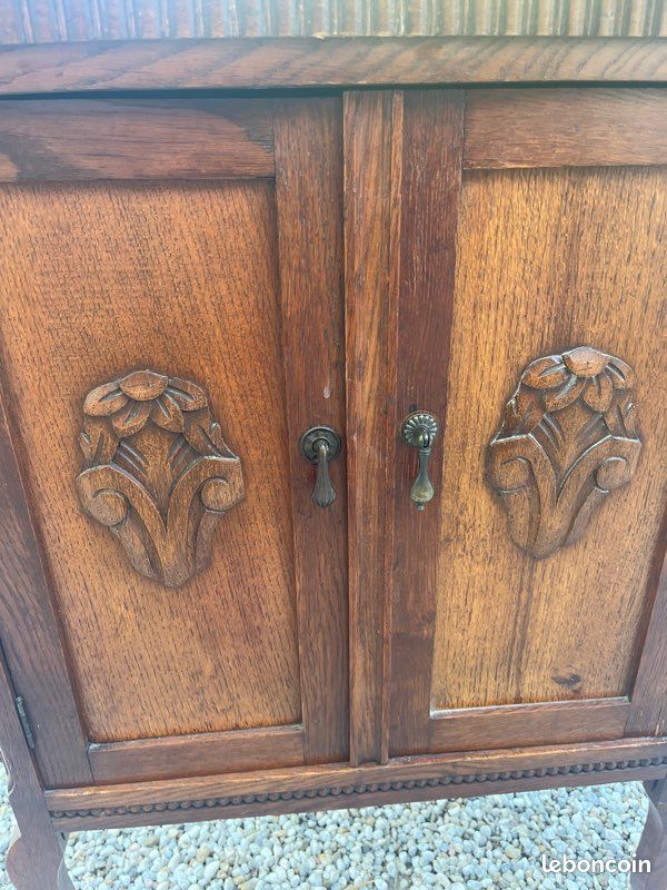 Petit meuble d’appoint - 1 porte à refiler (image 2)