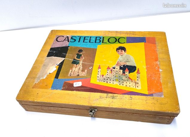 Jeu en bois//jouet bois//jeu de construction//jouet ancien//construction// jeu familial//jouet artisanal//cadeau//cadeau bois//jouet vintage - France