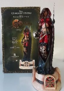 Witchblade II Statue Cold Cast Porcelain Clayburn Moore Creations LE BOX KEPT