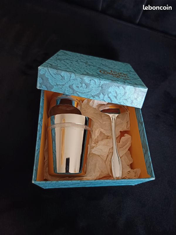 Coffret Naissance Jean Couzon Orfèvre - Assiette Et Cuillère Inox - Très Bel état