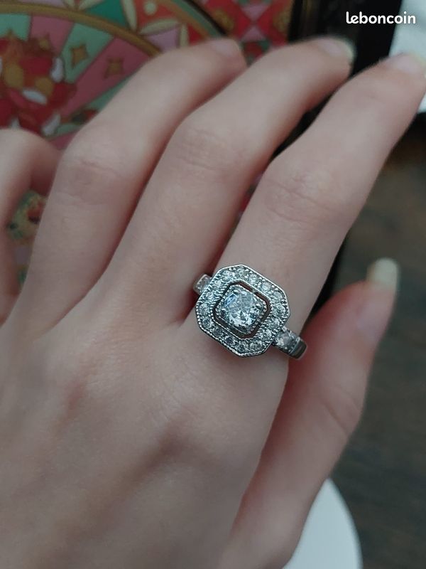 suggéré ** Bague fantaisie créateur vintage taille 55 - Style rétro chic