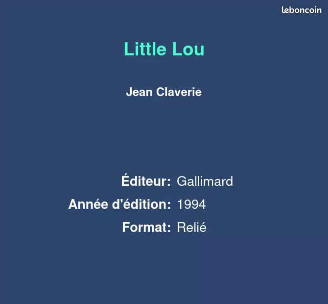 Little Lou - Jean Claverie (image 2)