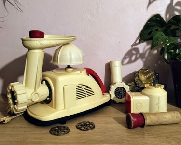 ANCIEN HACHOIR ROBOT Vintage année 1970 Moulinex orange complet EUR 35,00 - FR