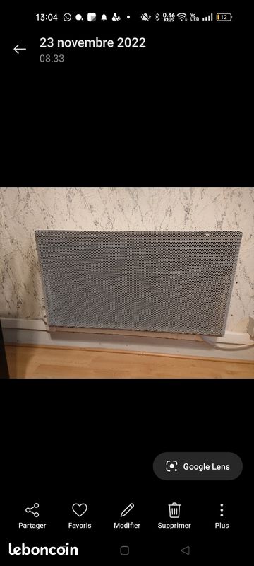Vend radiateur électrique (image 1)
