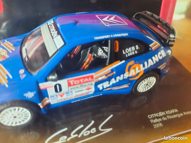 Voiture De Rallye Collector 1/43 : Sébastien Loeb Sur Citroën Xsara WRC 2003, En Boîte !