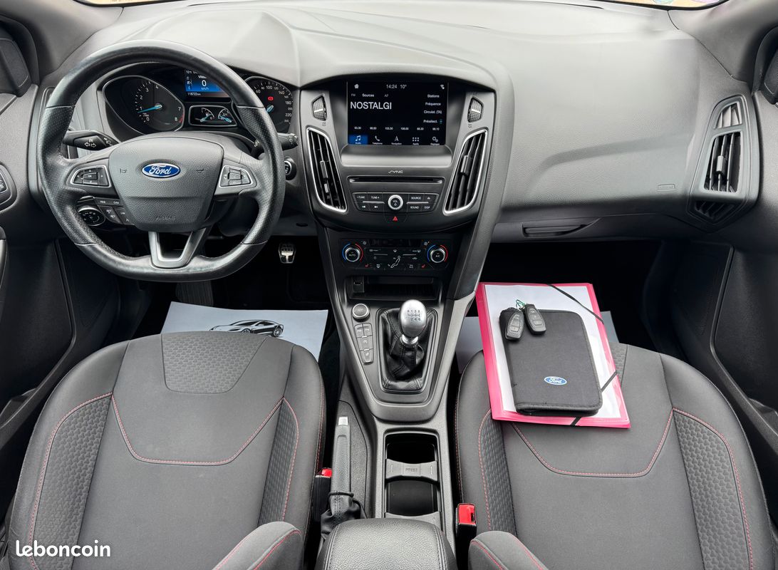Ford Focus III Berline 1.0 SCTi 12V EcoBoost S&S 125cv, GARANTIE 12 MOIS (image 3)