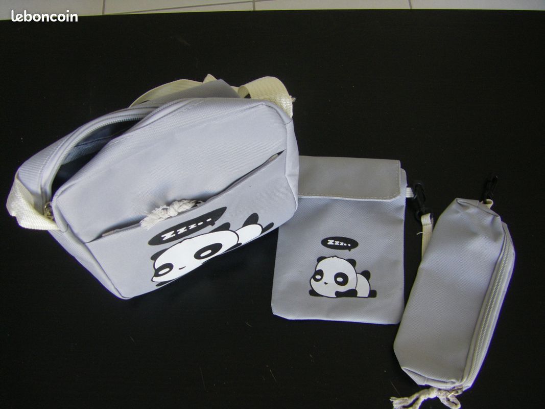 Sacoche + trousses neuves le lot (image 3)
