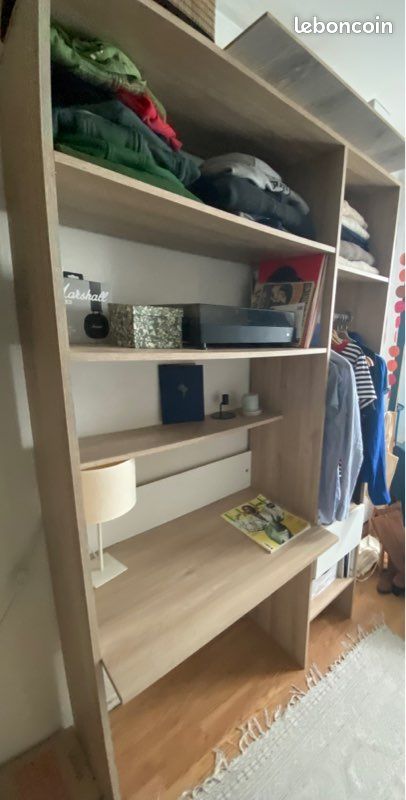 Étagère, bureau et penderie (image 3)