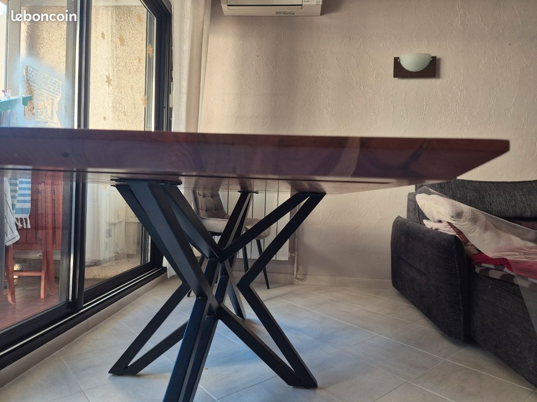 Table a manger en bois d acacia (image 6)