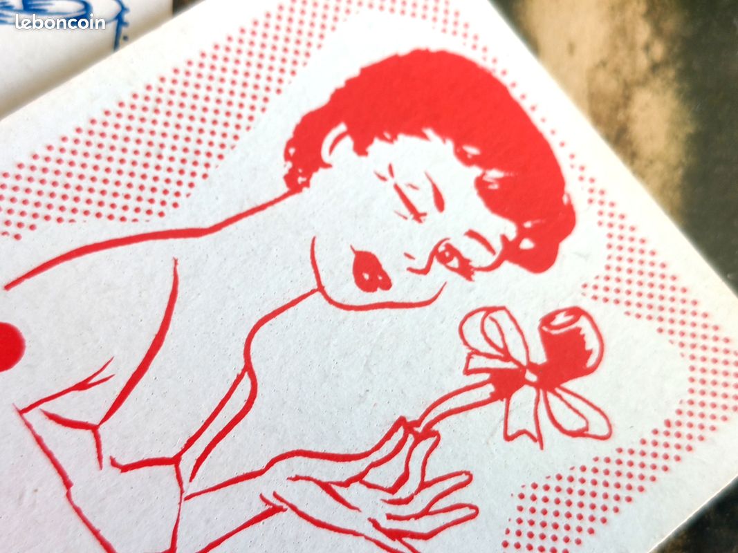 2 JEU EROTIQUE VINTAGE DE CARTES A JOUER Ancien voir les photos EUR 25,00 - FR