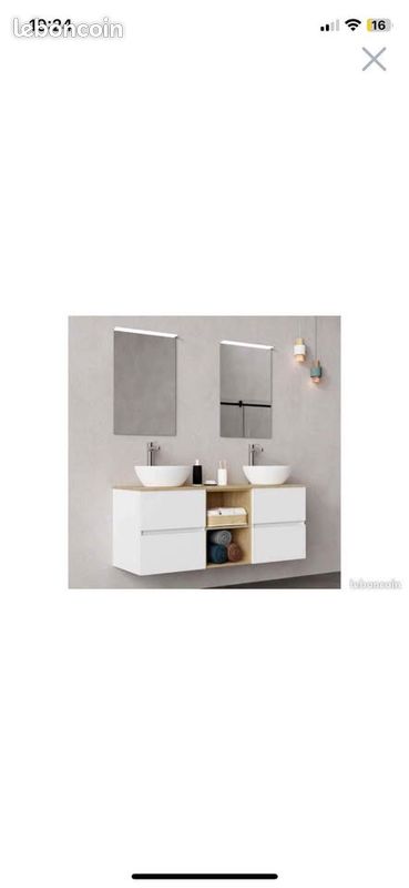 Miroir 50x77 avec led (image 1)