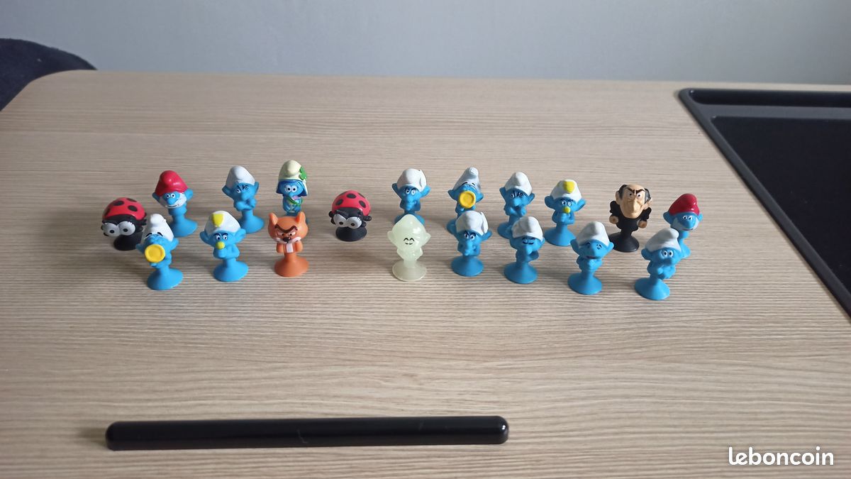 Vends lot de 19 schtroumpfs en très bon état (image 2)