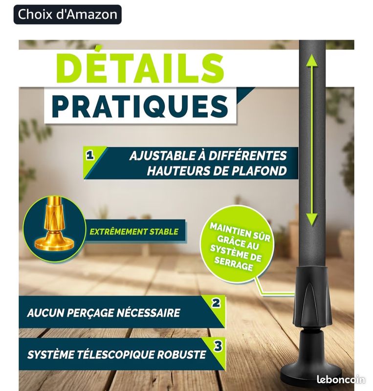 Vend store vertical pour balcon ou séparation de pièce (image 2)