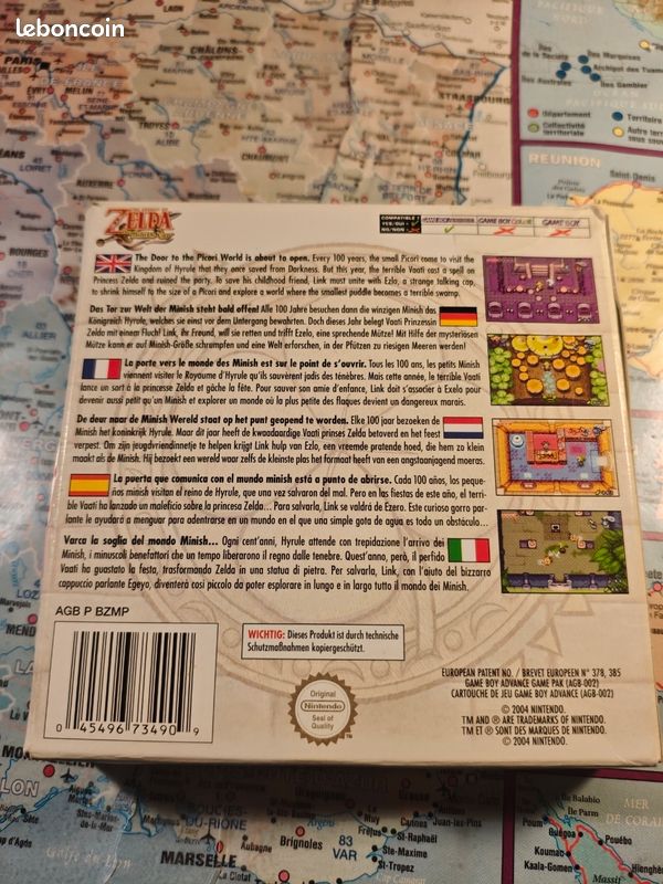 Zelda The Minish Cap boite vide et notices (image 2)