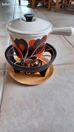 LOT DE 6 assiettes à fondue Le Creuset modèle Paon vintage ø 26 cm EUR 39,00 - FR