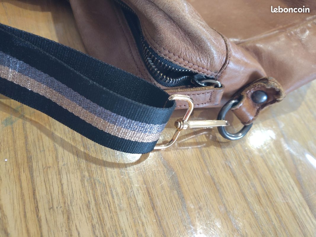 Sacoche cuir Minelli vintage (image 10)