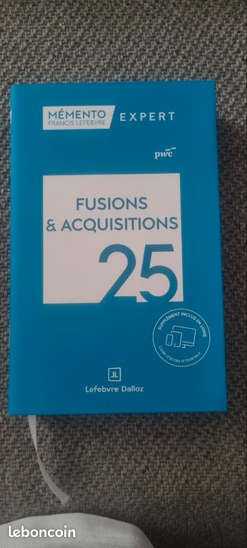 Memento Francis lefebvre Fusions Acquisitions (image 1)