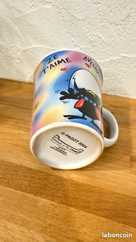 Mug (tasse) Calimero Avenue Of The Stars - Bleu Avec Motif Calimero - Occasion En Très Bon état
