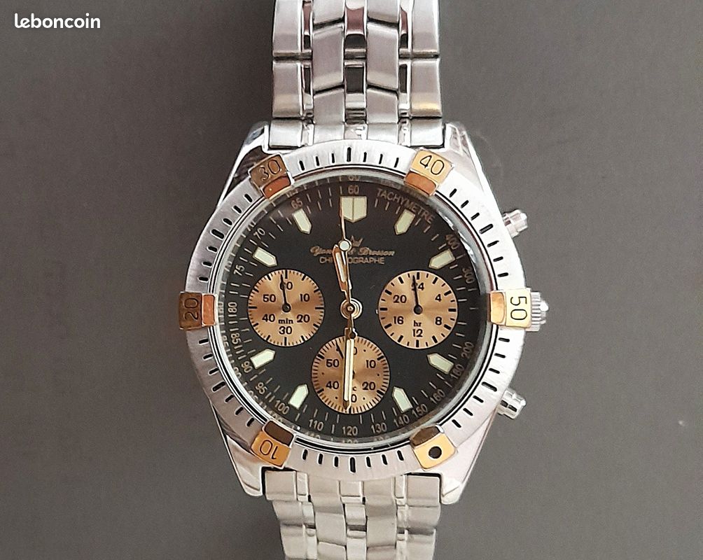 Montre chronographe Yonger Bresson Neuve Montres Bijoux