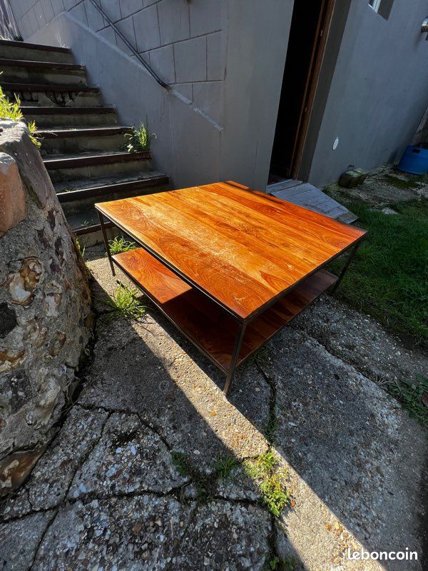 Table basse maison du monde bois fer (image 1)