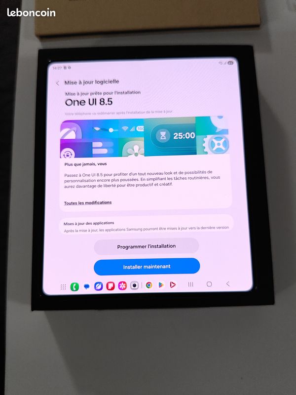 [VENDS] Pack Samsung Galaxy Z Fold 5 - 512 Go - Couleur Exclusive Bleu ( modèle européen dual sim )+ 5 Coques & Protections (image 1)