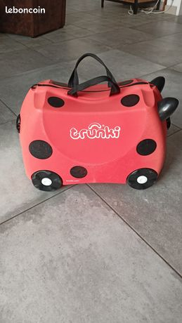 Valise Enfant Trunki Rouge Harley The Ladybug - 18L à Roulettes (occasion)