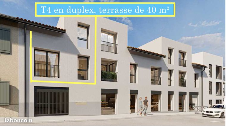 Duplex 4 pièces 90 m²