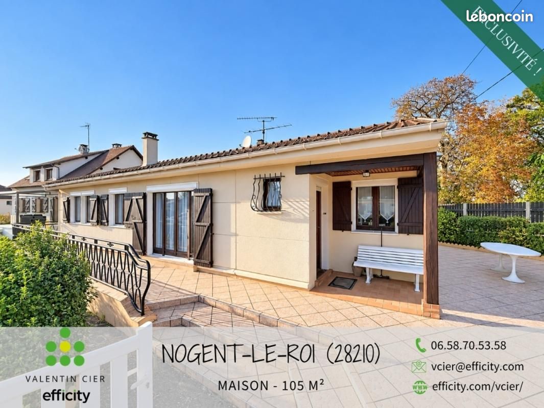 Maison 4 pièces 105 m² · à Nogent-le-Roi · 105 m² · 169 000 €