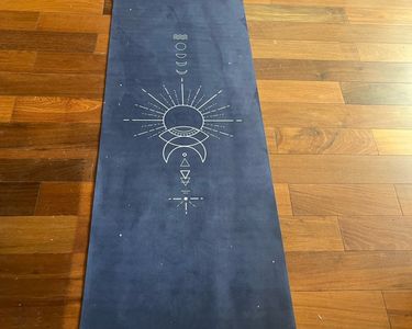 Tapis De Yoga BAYA Power Bombay 4,5mm – Bleu, Antidérapant, Fabriqué En Allemagne