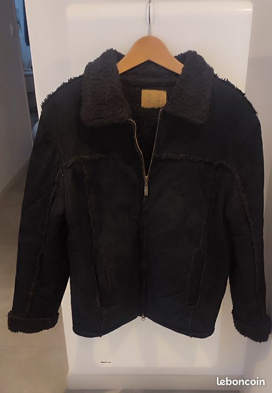 🧥 Blouson homme H.Landers XL – style aviateur, doublure fourrure (image 2)