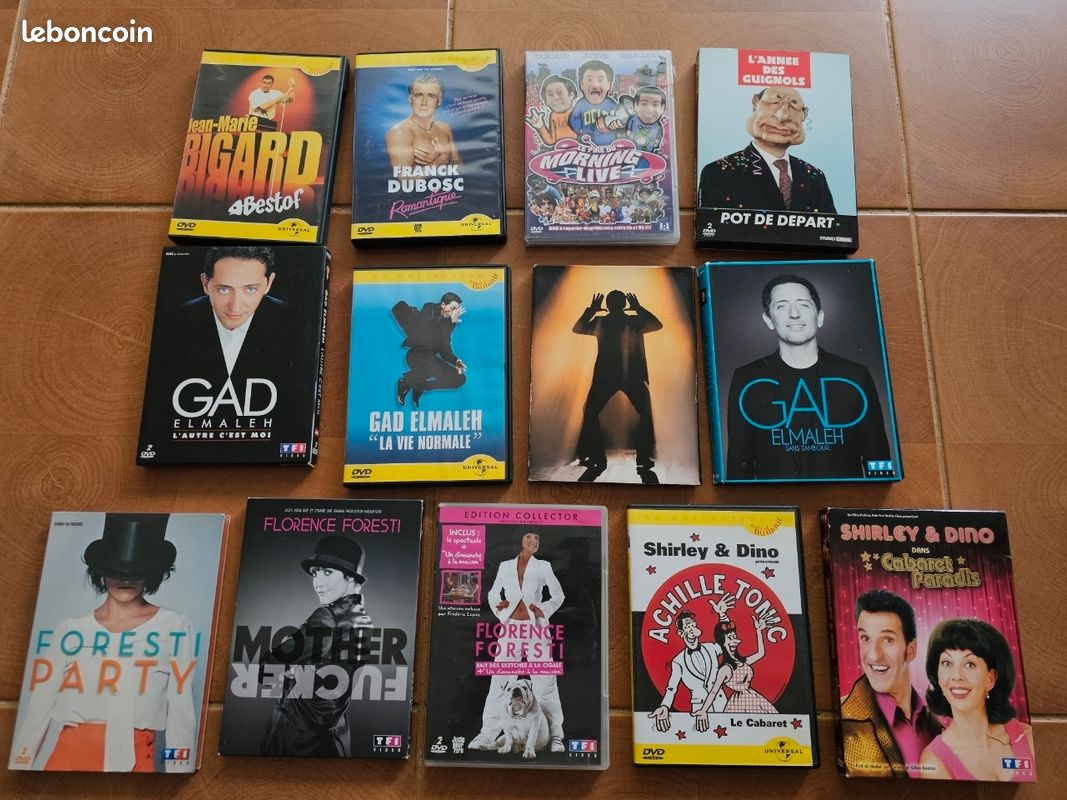 DVD Humour (foresti elmaleh smiley et dino déboucher bigard...) (image 1)
