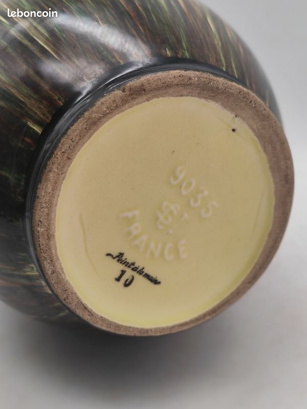Earthenware Vase From Saint Clément, Art-deco