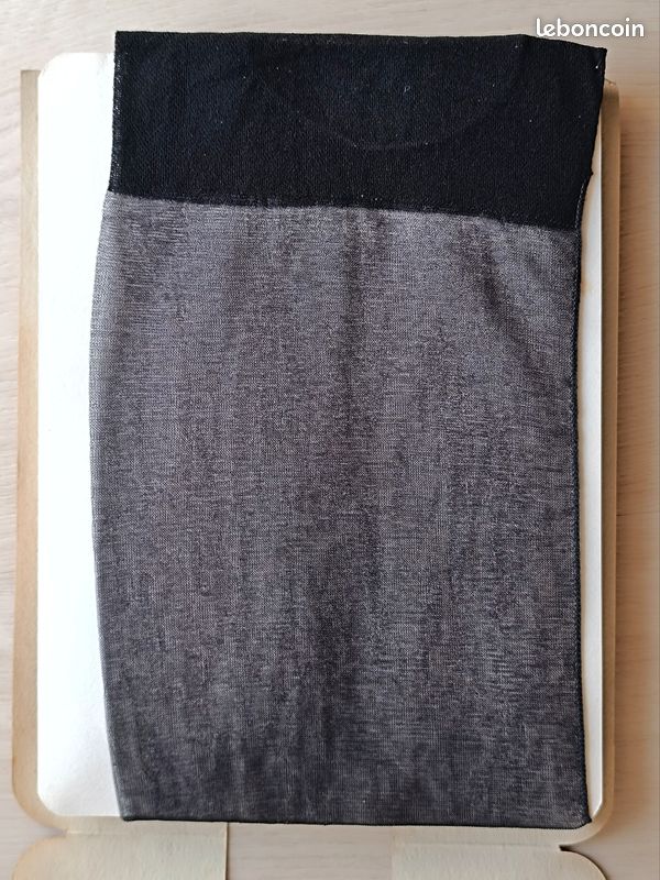 Collant Couture Voile Noir vintage T1 (image 2)