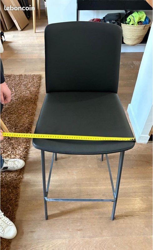 Lot de 2 chaises hautes/bar (image 5)