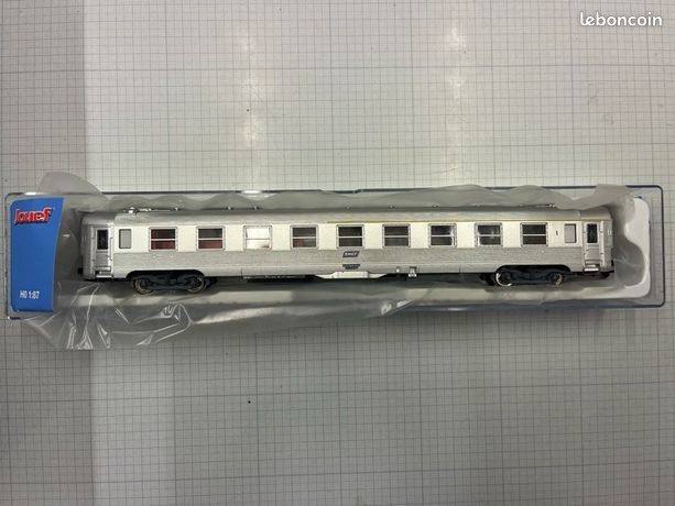 JOUEF VOITURE INOX MIXTE FOURGON AGD 1cl INOX SNCF REF 5593 EN BOITE ROUGE HO EUR 27,00 - FR JOUEF VOITURE INOX MIXTE FOURGON AGD 1cl INOX SNCF REF 5593 EN BOITE ROUGE HO EUR 27,00 - FR