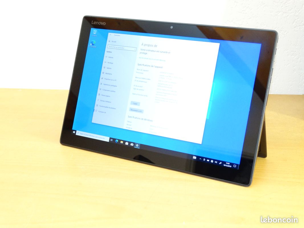 LENOVO Miix 520-12IKB Intel i3 i3-7130U Ssd 128Go (image 2)
