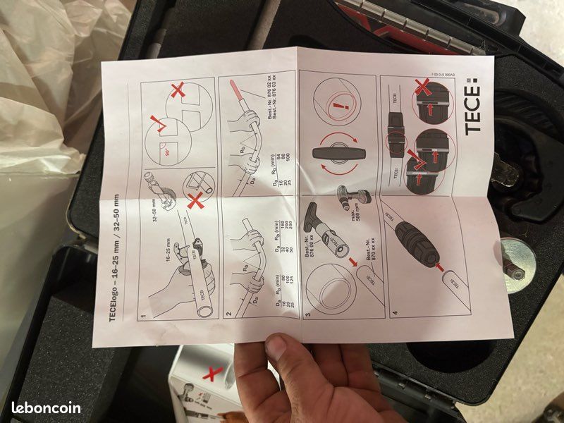 Mallette TECEfloor multicouche Ø32 / Ø40 / Ø50 – NEUVE (image 2)